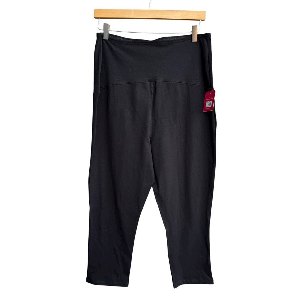 NWT Isabel Maternity L Black Capri Leggings